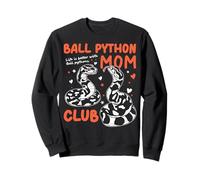 Ball Python Mom Club La Vida es Mejor con Ball Python Snake Sudadera