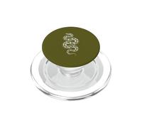 Ball Python Morph Lover Snake Gráfico Verde PopSockets PopGrip para MagSafe