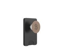 Ball Python Sketch Minimalista Serpiente - Marrón PopSockets PopWallet para MagSafe