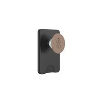 Ball Python Sketch Minimalista Serpiente - Marrón PopSockets PopWallet para MagSafe
