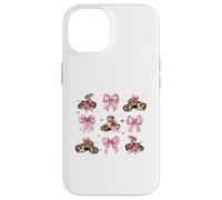 Ball Python Snake Girl Coquette Bow Pink Mom Carcasa para iPhone 14