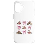 Ball Python Snake Girl Coquette Bow Pink Mom Carcasa para iPhone 16