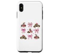 Ball Python Snake Girl Coquette Bow Pink Mom Carcasa para iPhone XS MAX