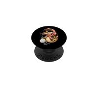 Ball Python Snake Granny - Hilo Cuadrado para Ganchillo PopSockets PopGrip Adhesivo