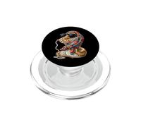 Ball Python Snake Granny - Hilo Cuadrado para Ganchillo PopSockets PopGrip para MagSafe