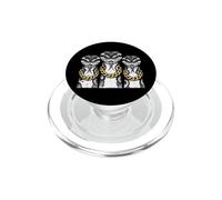 Ball Python Snake Rap Old School Retro Streetwear de los años 80 y 90 PopSockets PopGrip para MagSafe