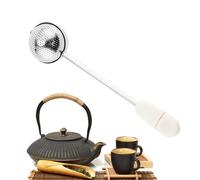 Ball Strainer, Stainless Steel Loose Leaf Infuser & Leak-Free Maker, Long-Handled Feature, Accessories for Drinkers, Teacup Infuser Diffuser for Home Office Kitchen Brewing