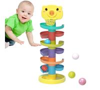 Ball Tower,Roll Swirling Tower - Sturdy Colorful Lovely Novelty Fun Ball Slide Toy for Boys Girls STEM Developmental Fun Learning