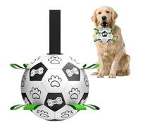 Ball Toys - Pelota interactiva de nailon para perros, goma segura no tóxica, diseño fuerte resistente a las mordeduras, ligero y flexible, ideal para entrenamiento al aire libre, patio, juegos de