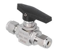 Ball Valve Stainless Steel Threaded High Pressure Fluid Control Handle Valve for Energy Saving Environmental Protection Petrochemical Industry SS316L 6mm 3000psi