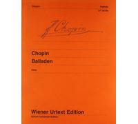 Ballades: Urtext. piano.