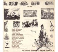 Ballads of the War of 1812, 1791-1836