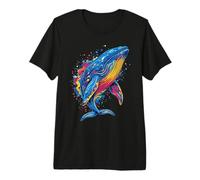 Ballena Azul Ballenas Azules Canción de Ballena Buceador Camiseta Premium
