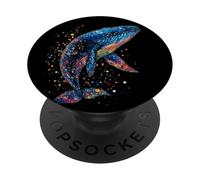 Ballena Azul Ballenas Azules Canción de Ballena Buceador PopSockets PopGrip Adhesivo