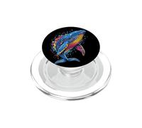 Ballena Azul Ballenas Azules Canción de Ballena Buceador PopSockets PopGrip para MagSafe
