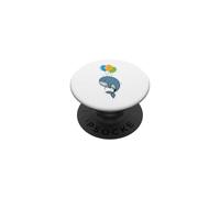 Ballena Azul cuelga de Globo PopSockets PopGrip Adhesivo