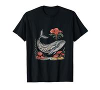 Ballena Botánica en Coral Reef Ocean Wildlife Camiseta