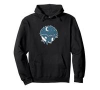 Ballena con Media Luna Sudadera con Capucha