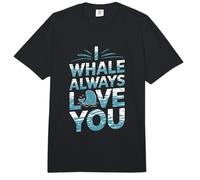 Ballena Divertida - I Whale Always Love You Comfort Colors Adult Heavyweight T-Shirt