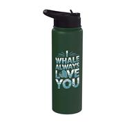 Ballena divertida - I Whale Always Love You Stainless Steel Insulated Water Bottle