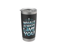 Ballena divertida - I Whale Always Love You Vaso térmico de acero inoxidable de doble pared
