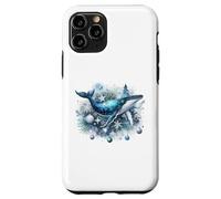 Ballena Festiva de Navidad: Winter Wonder Land Carcasa para iPhone 11 Pro