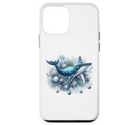 Ballena Festiva de Navidad: Winter Wonder Land Carcasa para iPhone 12 Mini