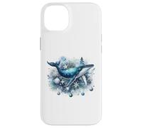 Ballena Festiva de Navidad: Winter Wonder Land Carcasa para iPhone 14 Plus