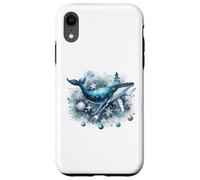Ballena Festiva de Navidad: Winter Wonder Land Carcasa para iPhone XR