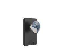 Ballena Gigante Azul Superficies Bajo Un Velero Y Cielo Nublado PopSockets PopWallet para MagSafe