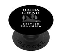 Ballena Orca Columbia Británica Vintage PopSockets PopGrip Adhesivo
