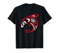 Ballena Orca Estilo Nativo Americano Camiseta
