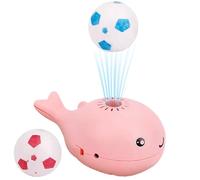Ballena rodante de para gatos, bola flotante, spinner recargable, globo de movimiento eléctrico, cola elástica, dispositivo de actividad estimulante para felinos, diversión de flash LED para