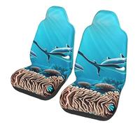 Ballenas de aguas profundas Dua Sarung JOK Mobil,*, Sarung JOK Mobil Depan, Cocok para Sebagian Besar Mobil, SUV, Truk, Van, Dll.