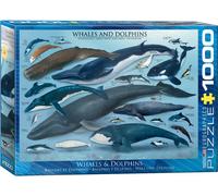 Ballenas Y Delfines 1000pc Puzle Rompecabezas Por Eurographics 680mm x 480mm