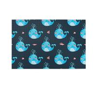 Ballenas y Peces adorables, Rompecabezas de 1000 Piezas, Rompecabezas de Madera para Toda la Familia, decoración de Pared para Adultos y Adolescentes.