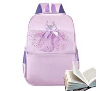 Ballerina Backpack, Ballet Backpack, Princess Dress Bag, Cute Ballet Daypack, Cute Ballet Dance Princess Dress Backpack for Outdoor Adventures for Kids 36x28x11cm/14.17x11.02x4.33, malva, Se référer