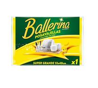 Ballerina Bayeta Amarilla Original | Desde 1986 | Bayeta Posavajillas | Súper Grande | Dimensiones 55 x 40 cm | Pack 1 Unidad | Alta Absorción | Lavable a 60° con Lejía
