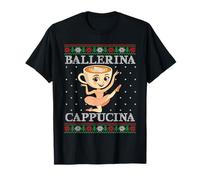 Ballerina Cappucina Ugly Christmas Sweater Italian Brainrot Camiseta