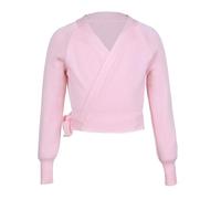 Ballet Danza Wrap Tops Chaqueta de leotardo gimnástico de Ballet for niña, suéter de baile de manga larga, abrigo cálido, Ropa de baile for niños, chaqueta envolvente de Ballet Gimnasia Entrenamiento