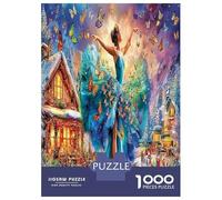 Ballet en el País de Las Maravillas Puzzle Intelectual Desafío 1000 Piezas Una Chica con Postura Elegante Rompecabezas Juego EduGatoivo para Adultos Y Niños A Partir De 12 Años 38x26cm/1000pcs