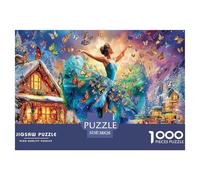 Ballet en el País de Las Maravillas: Rompecabezas de 1000 Piezas, difícil, desafiante e Imposible. Bailarina (Castillo), Papel Reciclado para decoración de Pared del hogar, 38 x 26 cm (1000 Piezas).