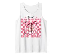Ballet En Mis Venas Jesús En Mi Corazón Bailarina Chica Mamá Camiseta sin Mangas