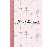 Ballet journal: Dance notebook for girls | Ballet notebook | Ballet books for teens, girls and dancers | 101 pages lined | 7x10 inches paperback | ... pattern reinforcement cover fabric imitation