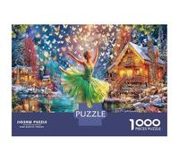 Ballet Mariposa 1000 Piezas Puzzle Reto - Cartón Reciclado & Puzzle Colección Navidad Casa de Fiesta - para Amantes De Los Puzzles 38x26cm/1000pcs Regalo De Cumpleaños