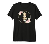 Ballet Nutcracker Mom Dance Girls Pink Ballerina Floral Rose Camiseta Premium