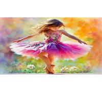 Ballet Puzzle Imposible,desafío for Adults Entretenimiento Creativo 1000 Piezas Obra de Arte de Juego de para Adultos y Niños a Partir de 12 Años 38x52cm/1000pcs