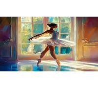 Ballet Puzzle Imposible,desafío para Adultos Juego edugatoivo 1000 Piezas Obra de Arte de Juego de para Adultos y Niños Mayores de 12 años 38x52cm/1000pcs