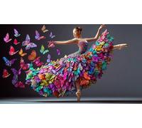 Ballet Puzzles Imposible,desafío for Adults Juego edugatoivo 1000 Piezas Obra de Arte de Juego de para Adultos y niños 38x52cm/1000pcs