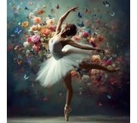 Ballet Puzzles Imposible,desafío para Adultos Entretenimiento Creativo 1000 Piezas Obra de Arte de Juego de para Adultos y Niños a Partir de 12 Años 38x26/1000pcs